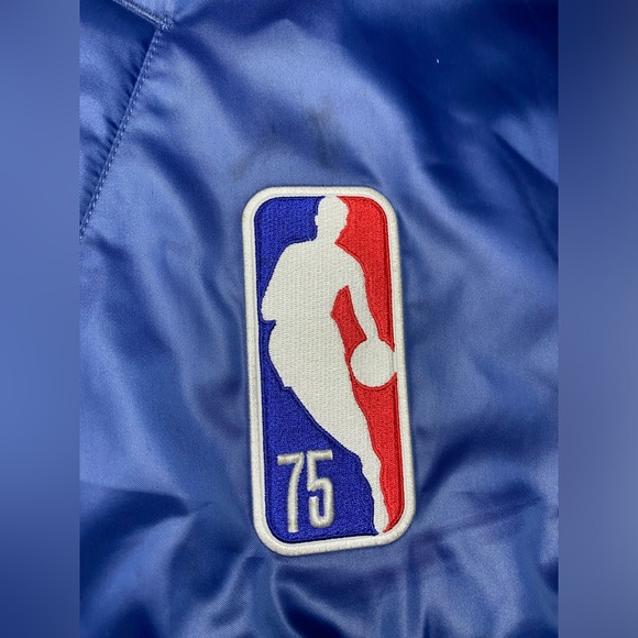 Nike x NBA Basketball 75th Anniversary Authentic Satin Jacket Men’s Size XL - Picture 3 of 12